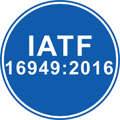 Certified to IATF 16949 quality standard